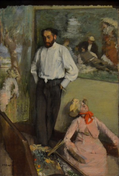 Portrait of Henri-Michel Lévy by Edgar Degas